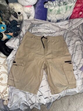 Beige Cargo Shorts Size Medium Primark New Hiking Outdoors Men’s